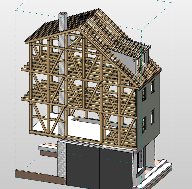 Fachwerk Fertigungsmodell